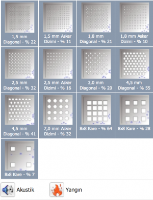 Standart Clip-in Tile Metal asma tavan — şəkil 3